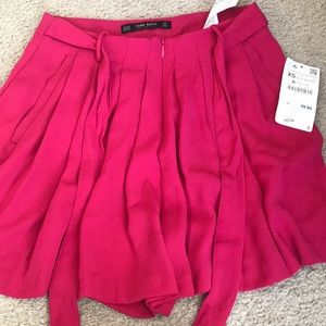Brand new with tag - Zara pink Flair shorts XS